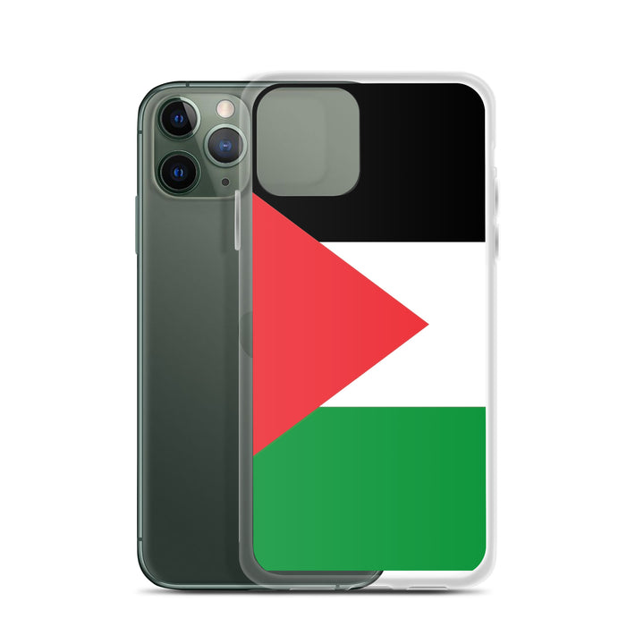 Clear Case for iPhone® - Palestine Flag, iPhone iPhone 11 Pro Case With Phone