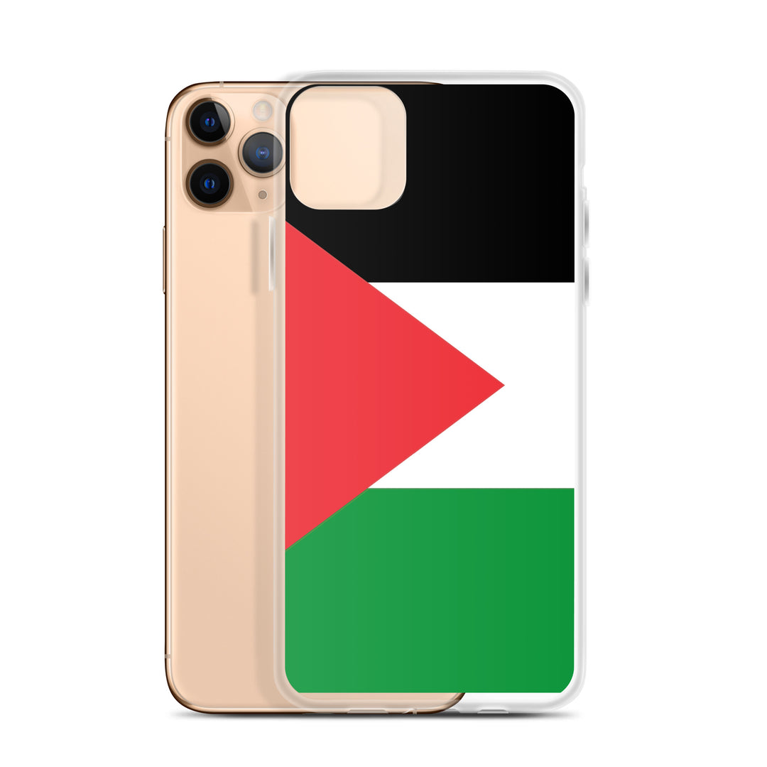 Clear Case for iPhone® - Palestine Flag, iPhone iPhone 11 Pro Max Case With Phone