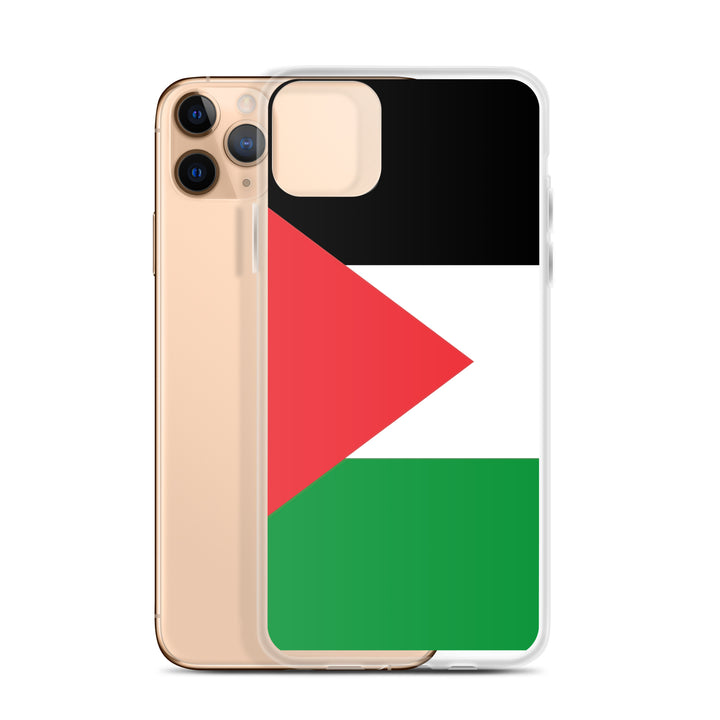 Clear Case for iPhone® - Palestine Flag, iPhone iPhone 11 Pro Max Case With Phone