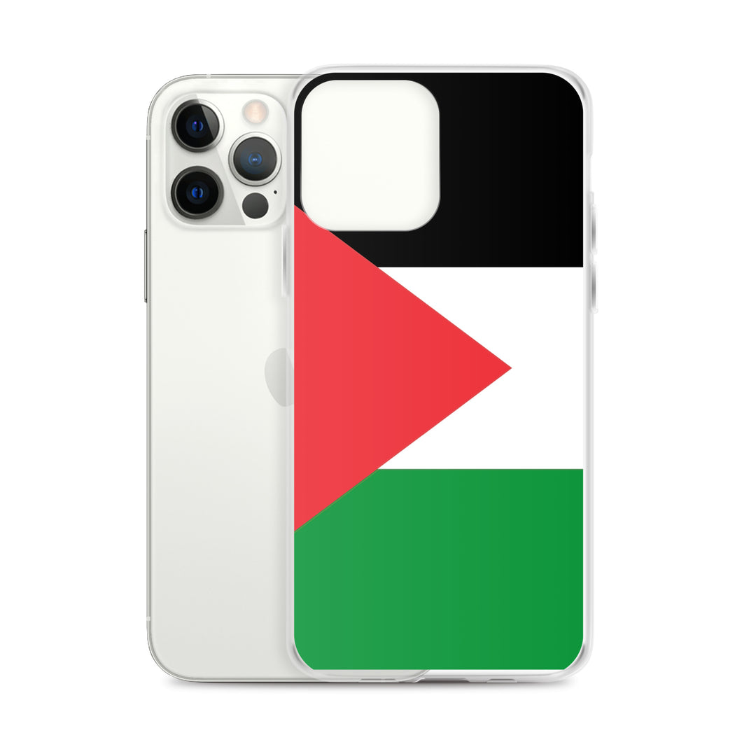 Clear Case for iPhone® - Palestine Flag, iPhone iPhone 12 Pro Max Case With Phone