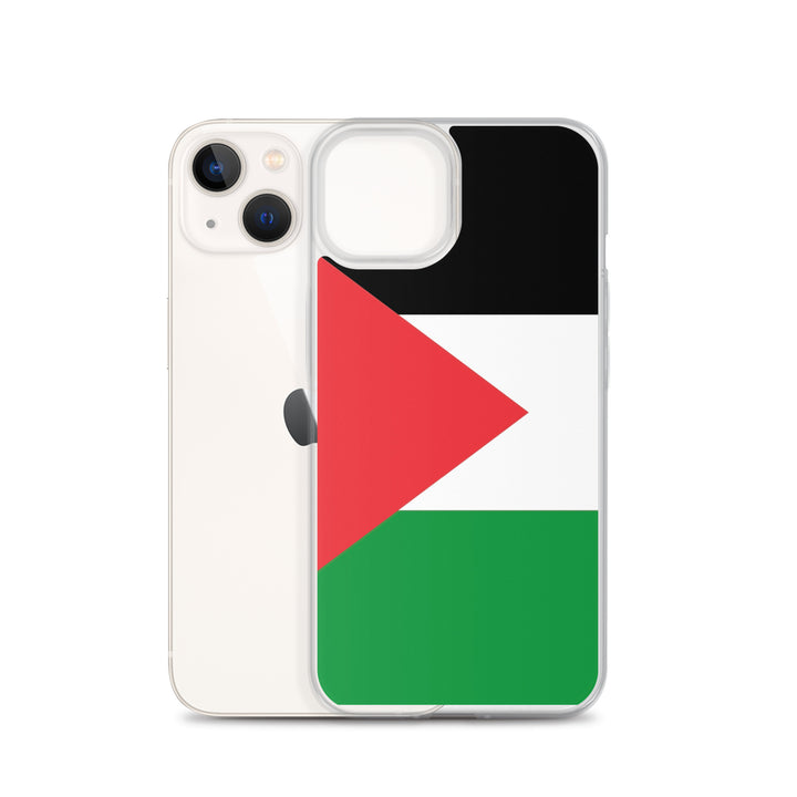 Clear Case for iPhone® - Palestine Flag, iPhone iPhone 13 Case With Phone