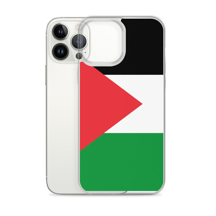 Clear Case for iPhone® - Palestine Flag, iPhone iPhone 13 Pro Max Case With Phone