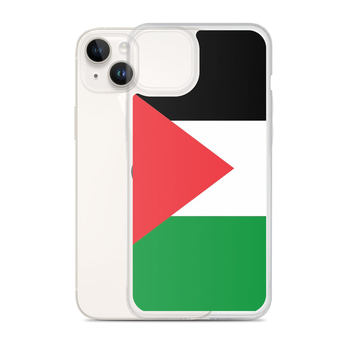 Clear Case for iPhone® - Palestine Flag, iPhone iPhone 14 Plus Case With Phone