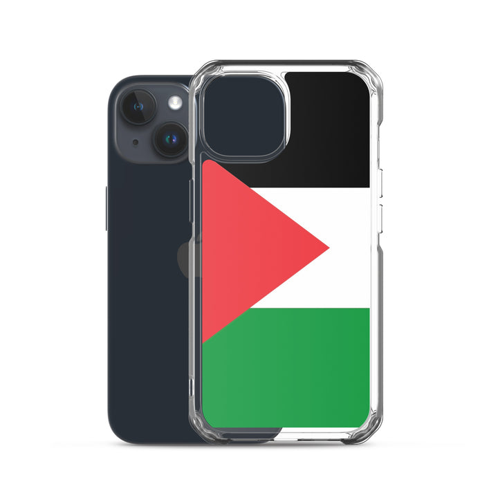 Clear Case for iPhone® - Palestine Flag, iPhone iPhone 15 Case With Phone