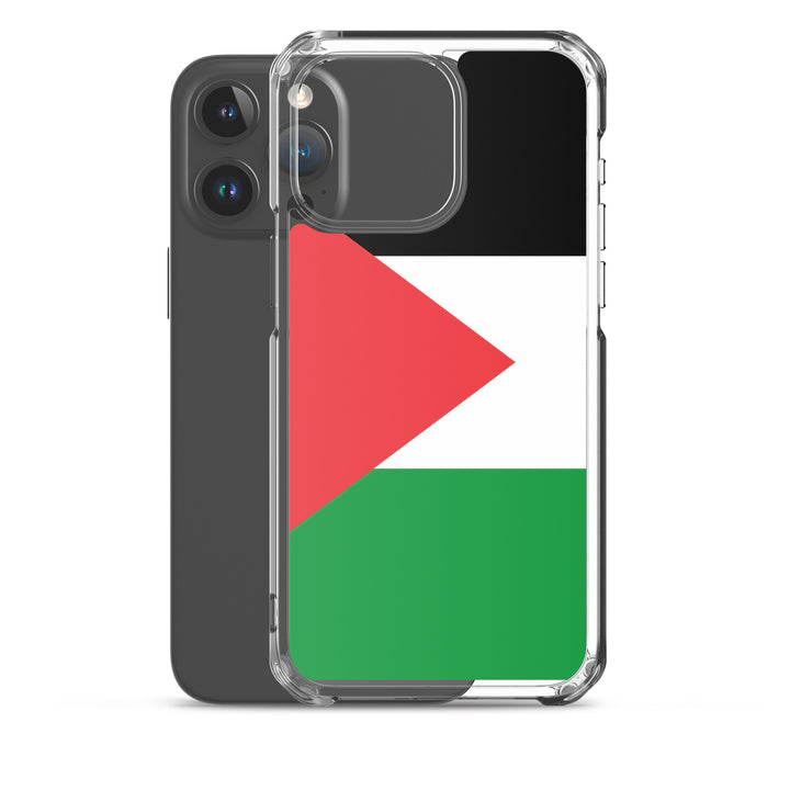 Clear Case for iPhone® - Palestine Flag, iPhone iPhone 15 Pro Max Case With Phone