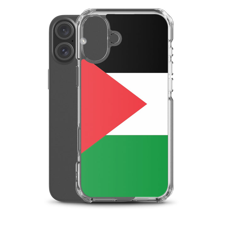 Clear Case for iPhone® - Palestine Flag, iPhone iPhone 16 Plus Case With Phone