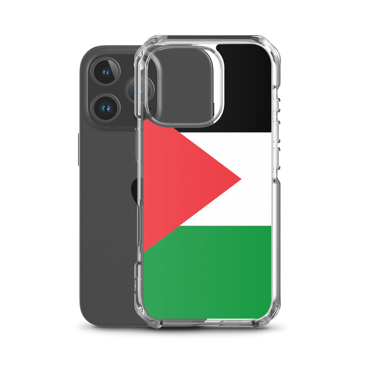 Clear Case for iPhone® - Palestine Flag, iPhone iPhone 16 Pro Case With Phone