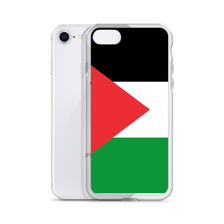 Clear Case for iPhone® - Palestine Flag, iPhone iPhone 7 8 Case With Phone