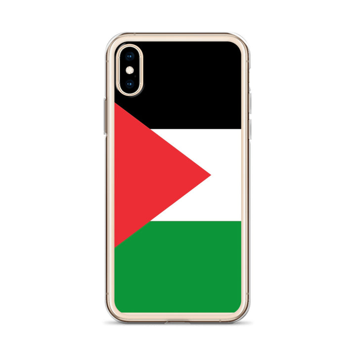 Clear Case for iPhone® - Palestine Flag, iPhone iPhone X Xs Case On Phone