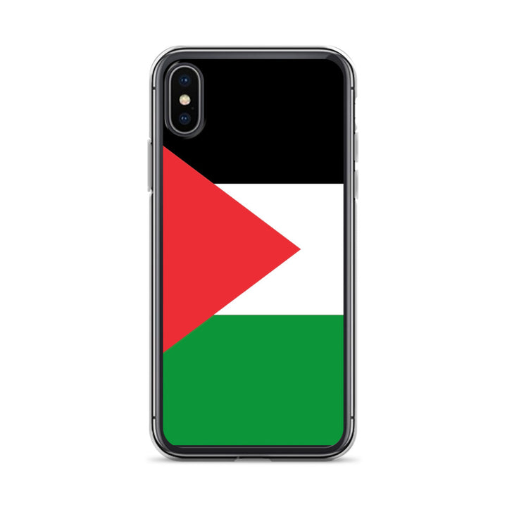 Clear Case for iPhone® - Palestine Flag, iPhone iPhone X Xs Case On Phone