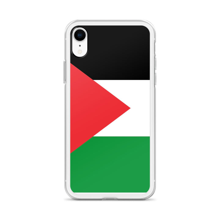 Clear Case for iPhone® - Palestine Flag, iPhone iPhone Xr Case On Phone