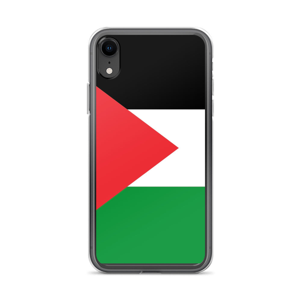 Clear Case for iPhone® - Palestine Flag, iPhone iPhone Xr Case On Phone