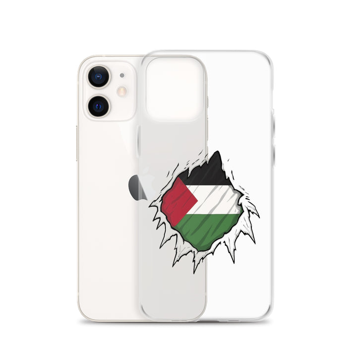 Clear Case for iPhone® - Palestine Hero, iPhone iPhone 12 Case With Phone
