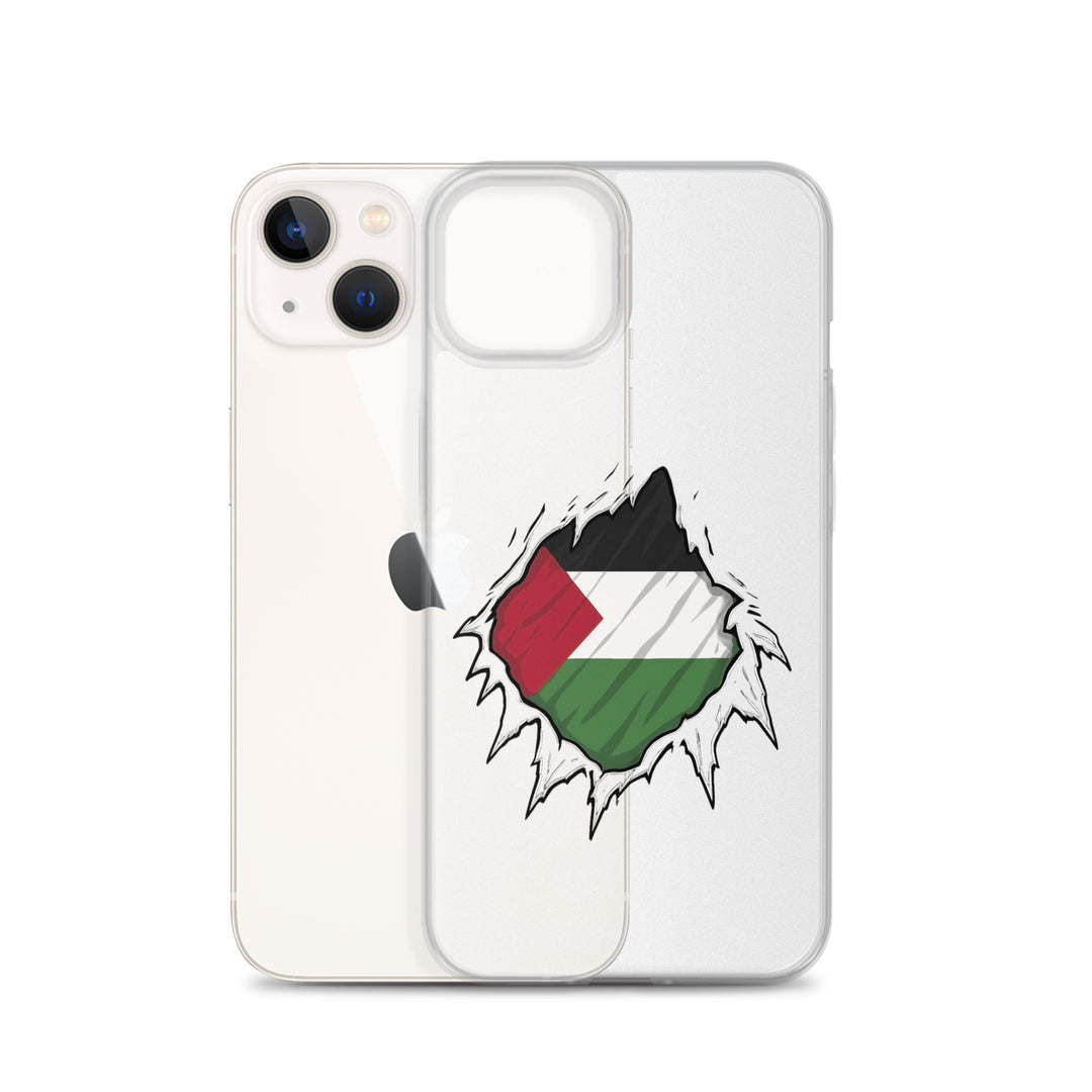 Clear Case for iPhone® - Palestine Hero, iPhone iPhone 13 Case With Phone