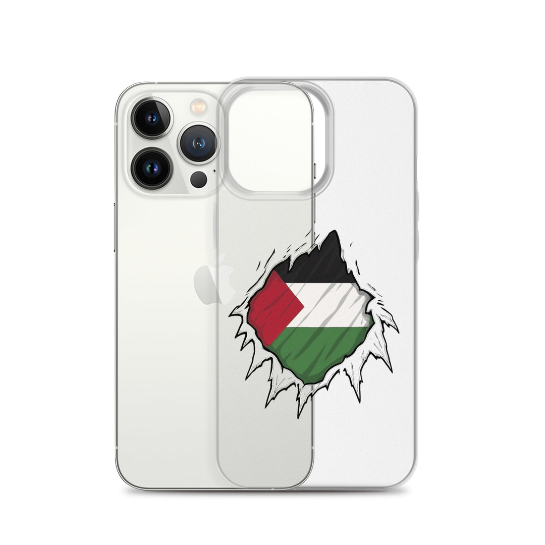 Clear Case for iPhone® - Palestine Hero, iPhone iPhone 13 Pro Case With Phone