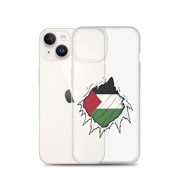 Clear Case for iPhone® - Palestine Hero, iPhone iPhone 14 Case With Phone