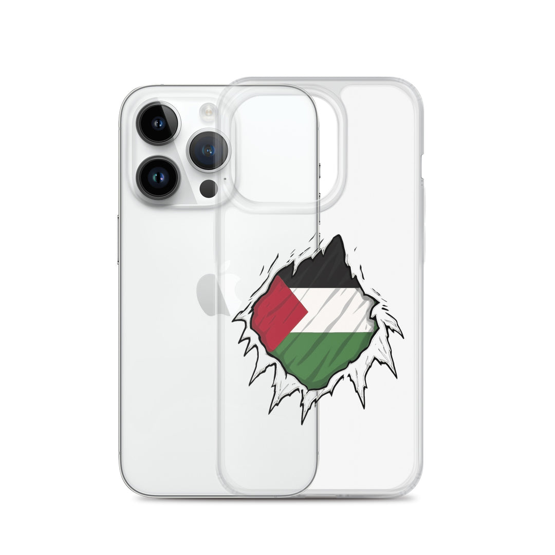 Clear Case for iPhone® - Palestine Hero, iPhone iPhone 14 Pro Case With Phone