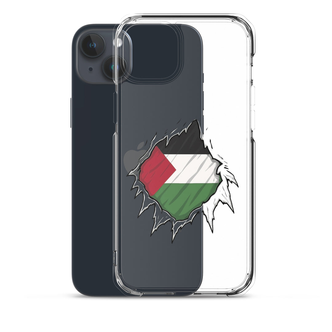 Clear Case for iPhone® - Palestine Hero, iPhone iPhone 15 Plus Case With Phone