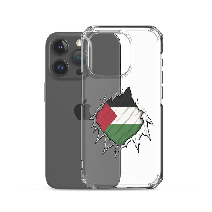 Clear Case for iPhone® - Palestine Hero, iPhone iPhone 15 Pro Case With Phone