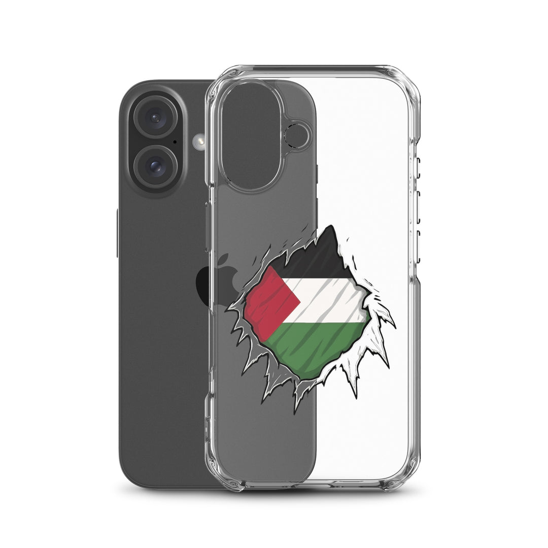 Clear Case for iPhone® - Palestine Hero, iPhone iPhone 16 Case With Phone