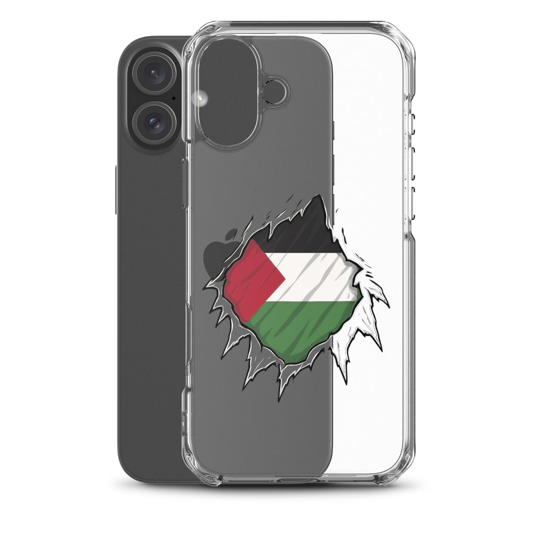 Clear Case for iPhone® - Palestine Hero, iPhone iPhone 16 Plus Case With Phone