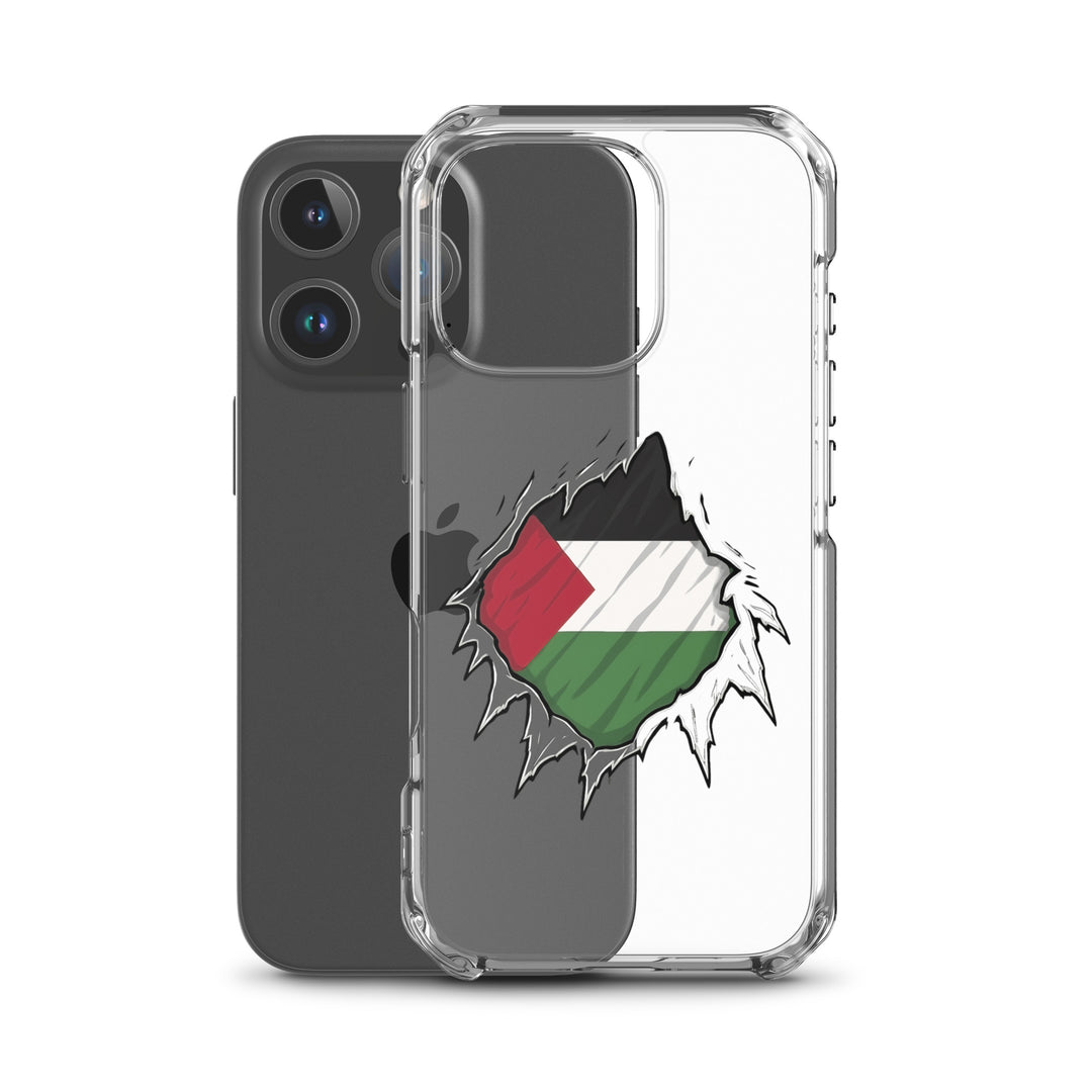 Clear Case for iPhone® - Palestine Hero, iPhone iPhone 16 Pro Case With Phone