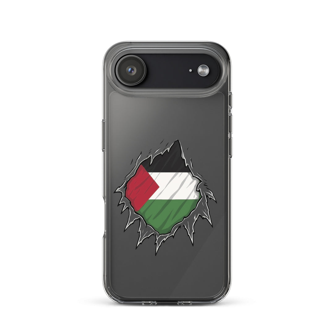 Clear Case for iPhone® - Palestine Hero, iPhone iPhone 17 Air Case On Phone