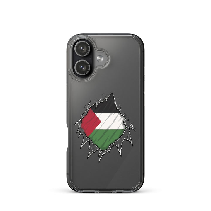 Clear Case for iPhone® - Palestine Hero, iPhone iPhone 17 Case On Phone