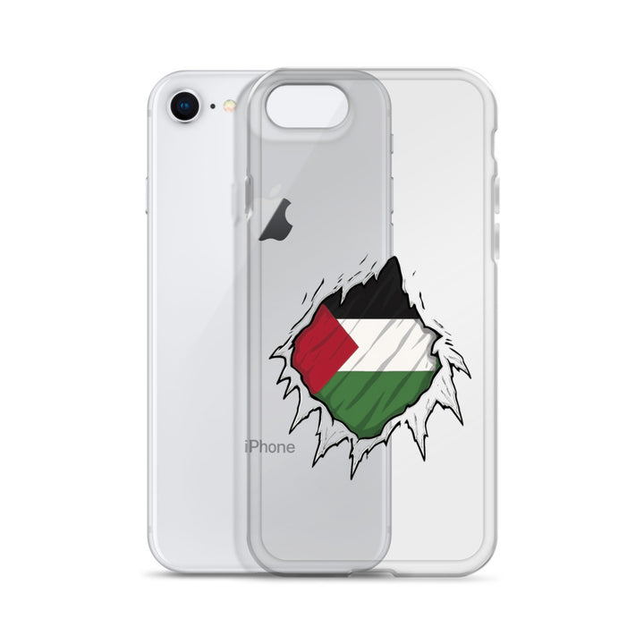 Clear Case for iPhone® - Palestine Hero, iPhone iPhone 7 8 Case With Phone