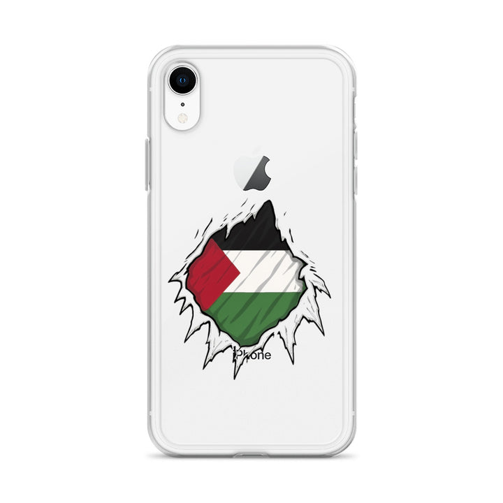 Clear Case for iPhone® - Palestine Hero, iPhone iPhone Xr Case On Phone