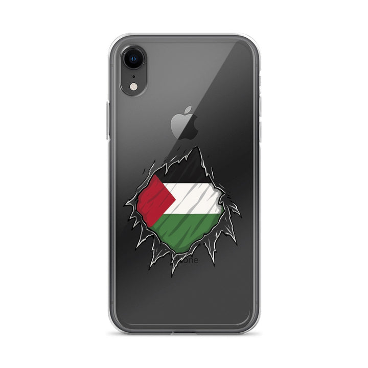 Clear Case for iPhone® - Palestine Hero, iPhone iPhone Xr Case On Phone