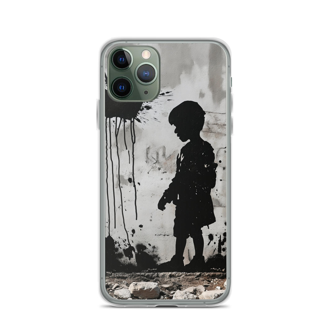 Clear Case for iPhone® - Palestine Wall, iPhone iPhone 11 Pro Case On Phone