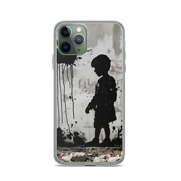 Clear Case for iPhone® - Palestine Wall, iPhone iPhone 11 Pro Case On Phone