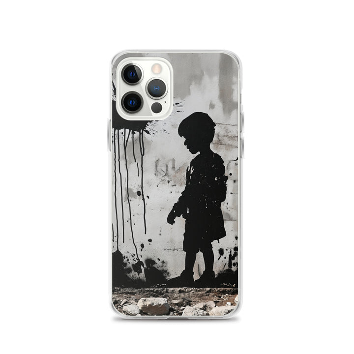 Clear Case for iPhone® - Palestine Wall, iPhone iPhone 12 Pro Case On Phone