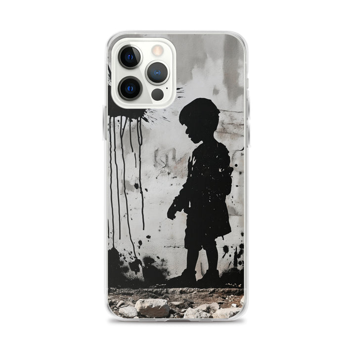 Clear Case for iPhone® - Palestine Wall, iPhone iPhone 12 Pro Max Case On Phone