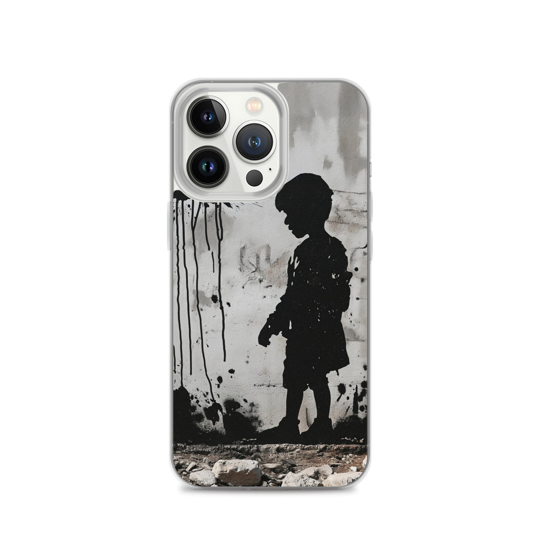 Clear Case for iPhone® - Palestine Wall, iPhone iPhone 13 Pro Case On Phone