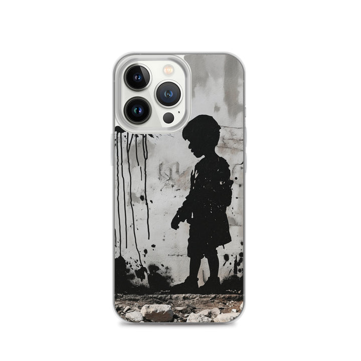 Clear Case for iPhone® - Palestine Wall, iPhone iPhone 13 Pro Case On Phone