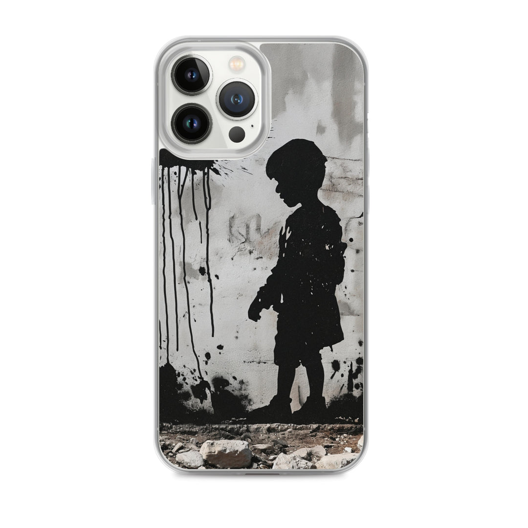 Clear Case for iPhone® - Palestine Wall, iPhone iPhone 13 Pro Max Case On Phone