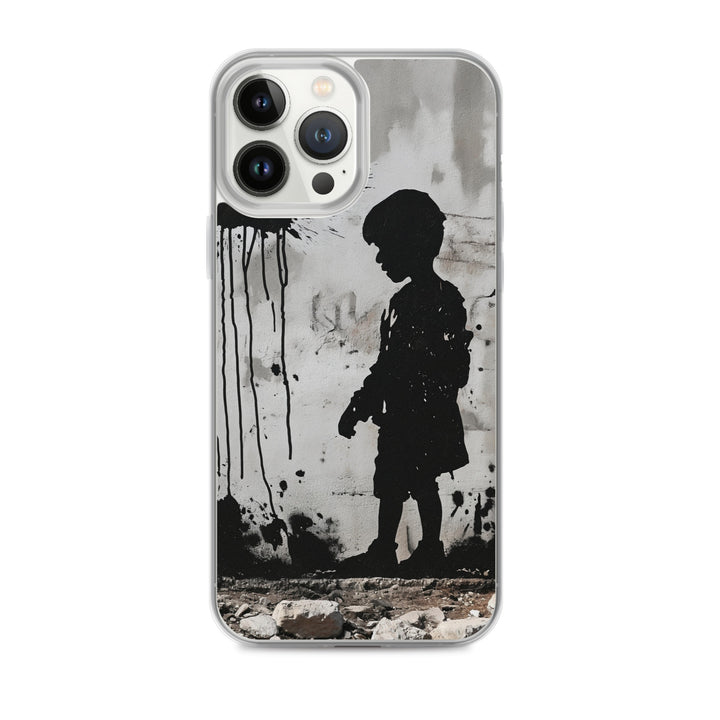 Clear Case for iPhone® - Palestine Wall, iPhone iPhone 13 Pro Max Case On Phone