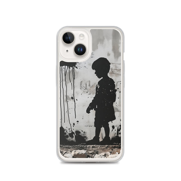 Clear Case for iPhone® - Palestine Wall, iPhone iPhone 14 Case On Phone