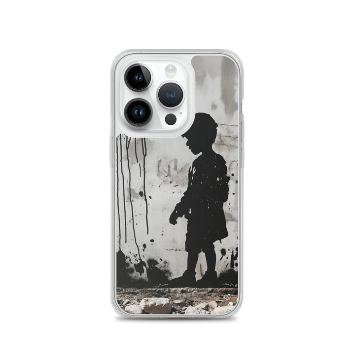 Clear Case for iPhone® - Palestine Wall, iPhone iPhone 14 Pro Case On Phone