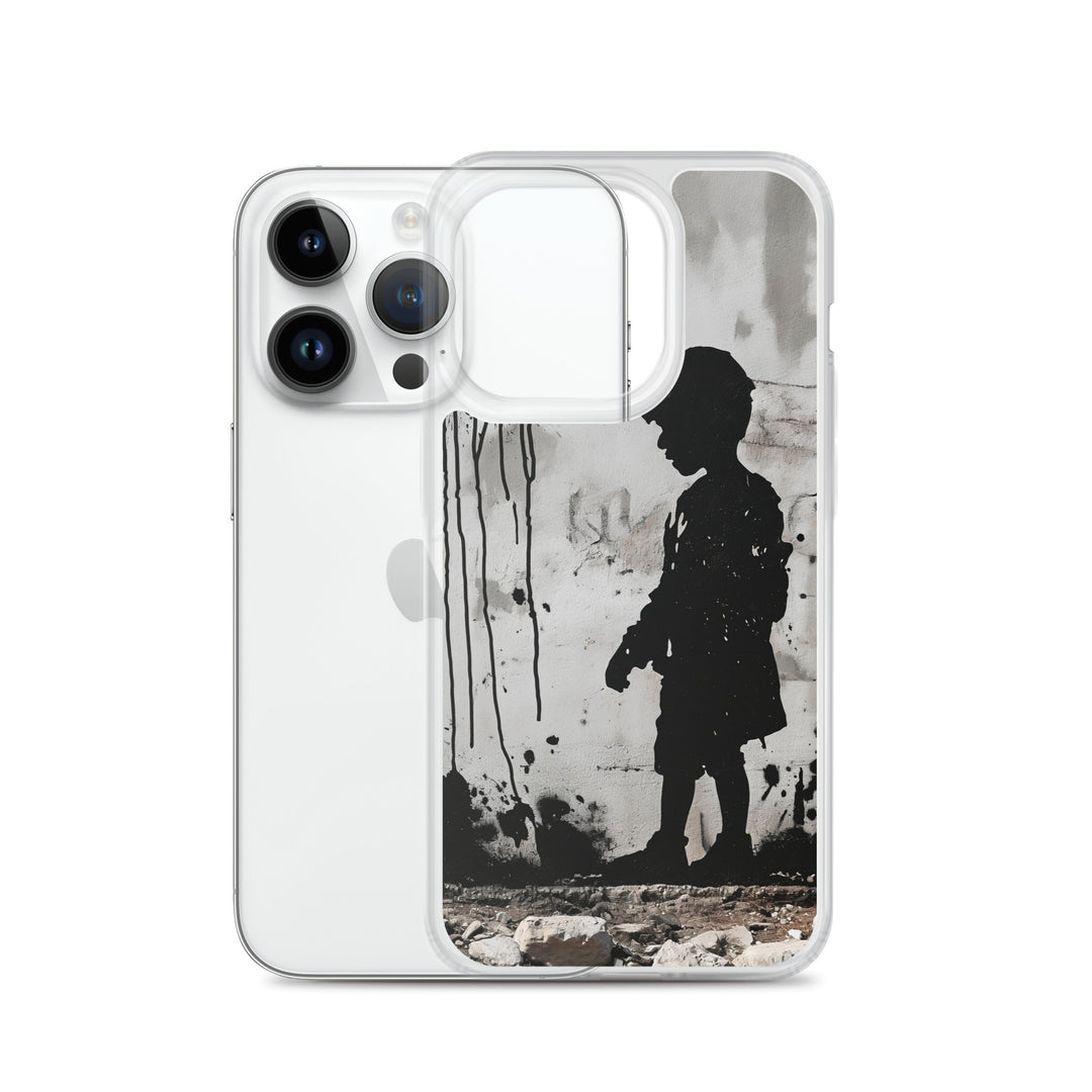Clear Case for iPhone® - Palestine Wall, iPhone iPhone 14 Pro Case With Phone