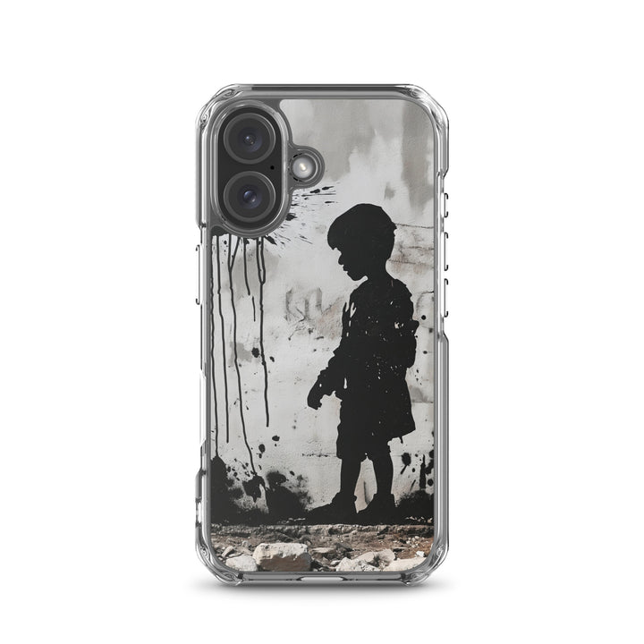 Clear Case for iPhone® - Palestine Wall, iPhone iPhone 16 Case On Phone