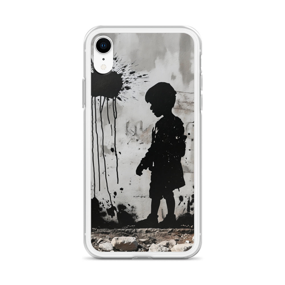 Clear Case for iPhone® - Palestine Wall, iPhone iPhone Xr Case On Phone