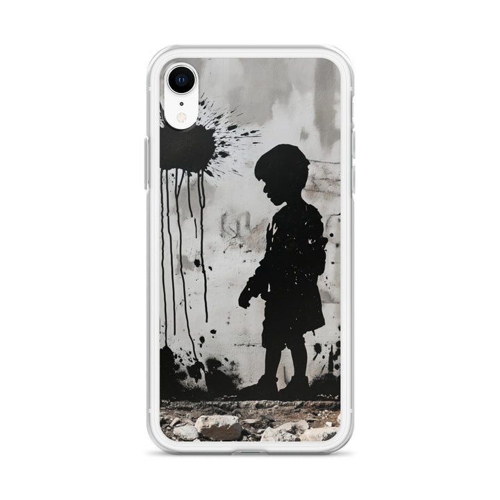 Clear Case for iPhone® - Palestine Wall, iPhone iPhone Xr Case On Phone
