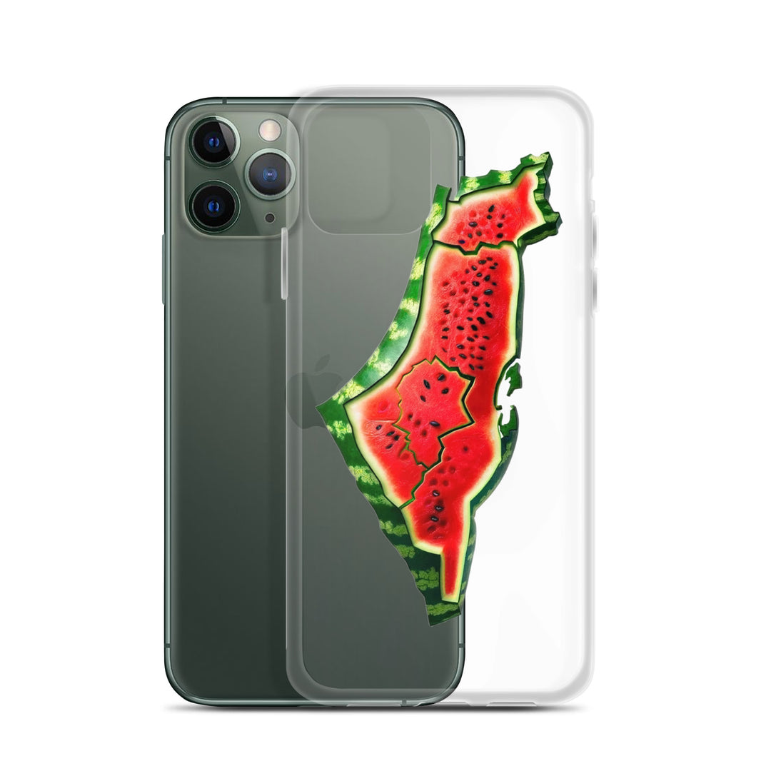 Clear Case for iPhone® - Palestine Watermelon, iPhone iPhone 11 Pro Case With Phone