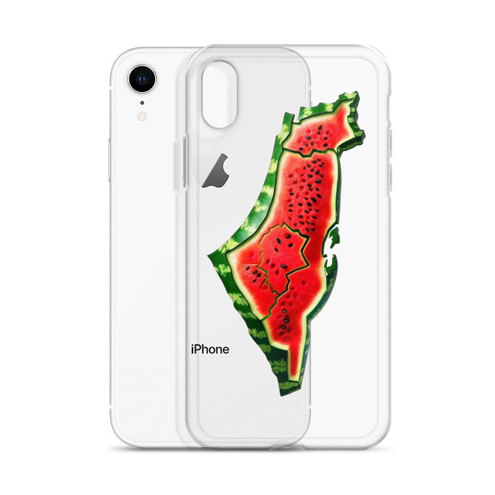 Clear Case for iPhone® - Palestine Watermelon, iPhone iPhone Xr Case With Phone