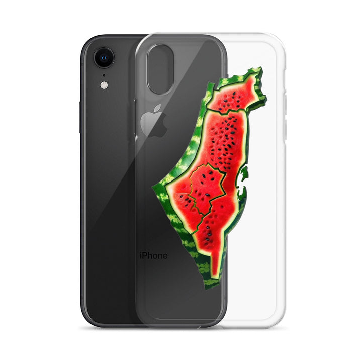 Clear Case for iPhone® - Palestine Watermelon, iPhone iPhone Xr Case With Phone