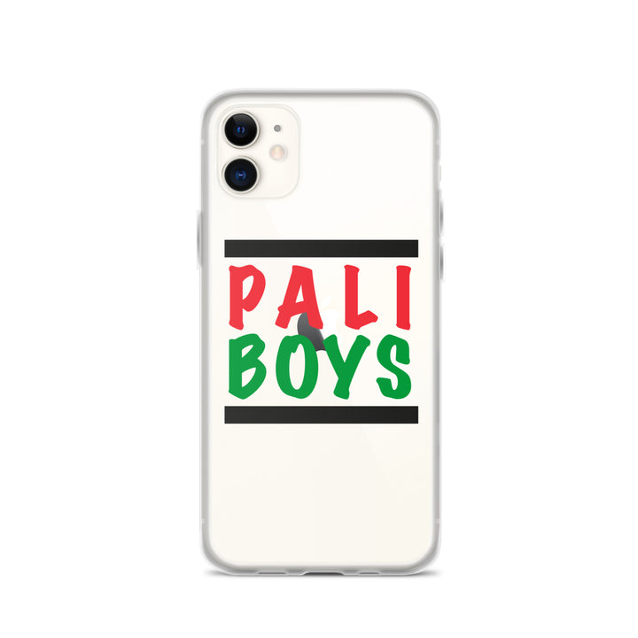 Clear Case for iPhone® - Palestinian Boys, iPhone iPhone 11 Case On Phone