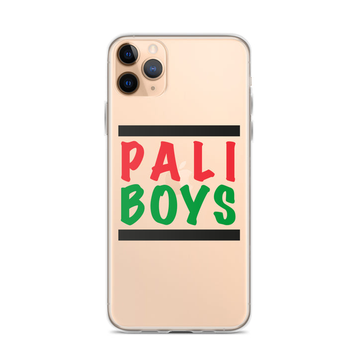 Clear Case for iPhone® - Palestinian Boys, iPhone iPhone 11 Pro Max Case On Phone